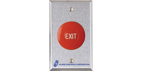 Alarm Controls TS36R Mushroom Push Button