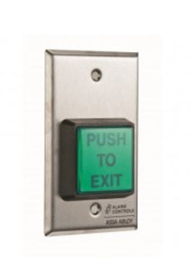 Alarm Controls TS2 Single Gang Illuminated Pushbutton