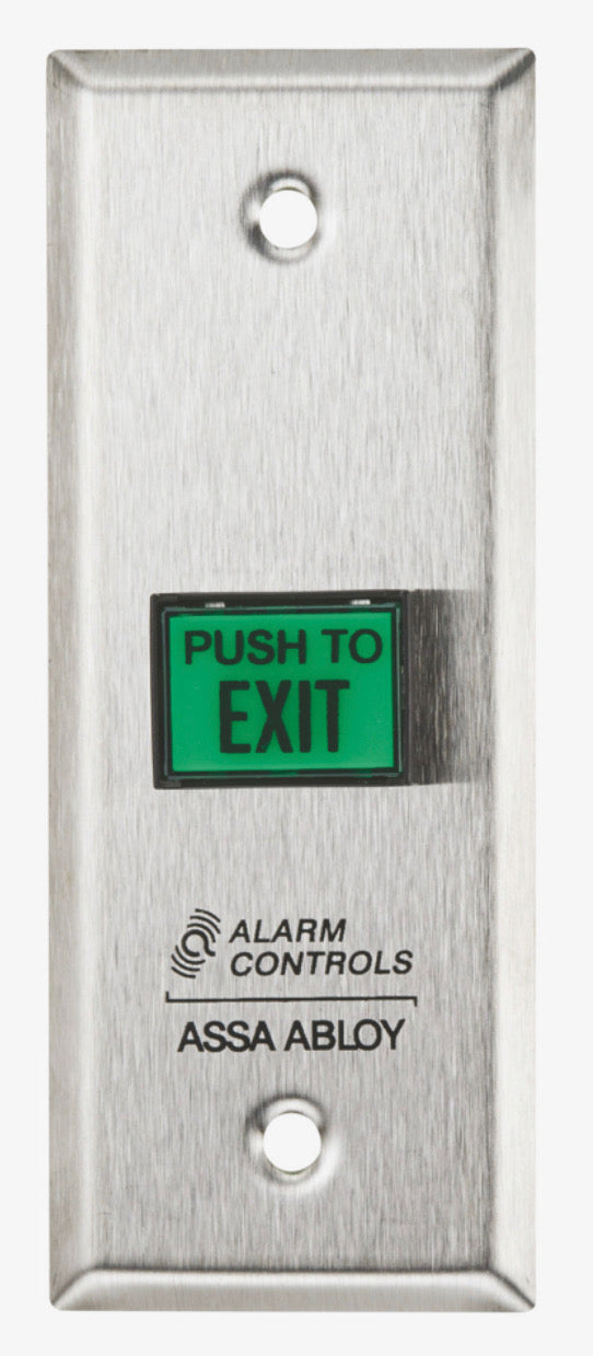 Alarm Controls TS9 Narrow Style Illuminated Pushbutton