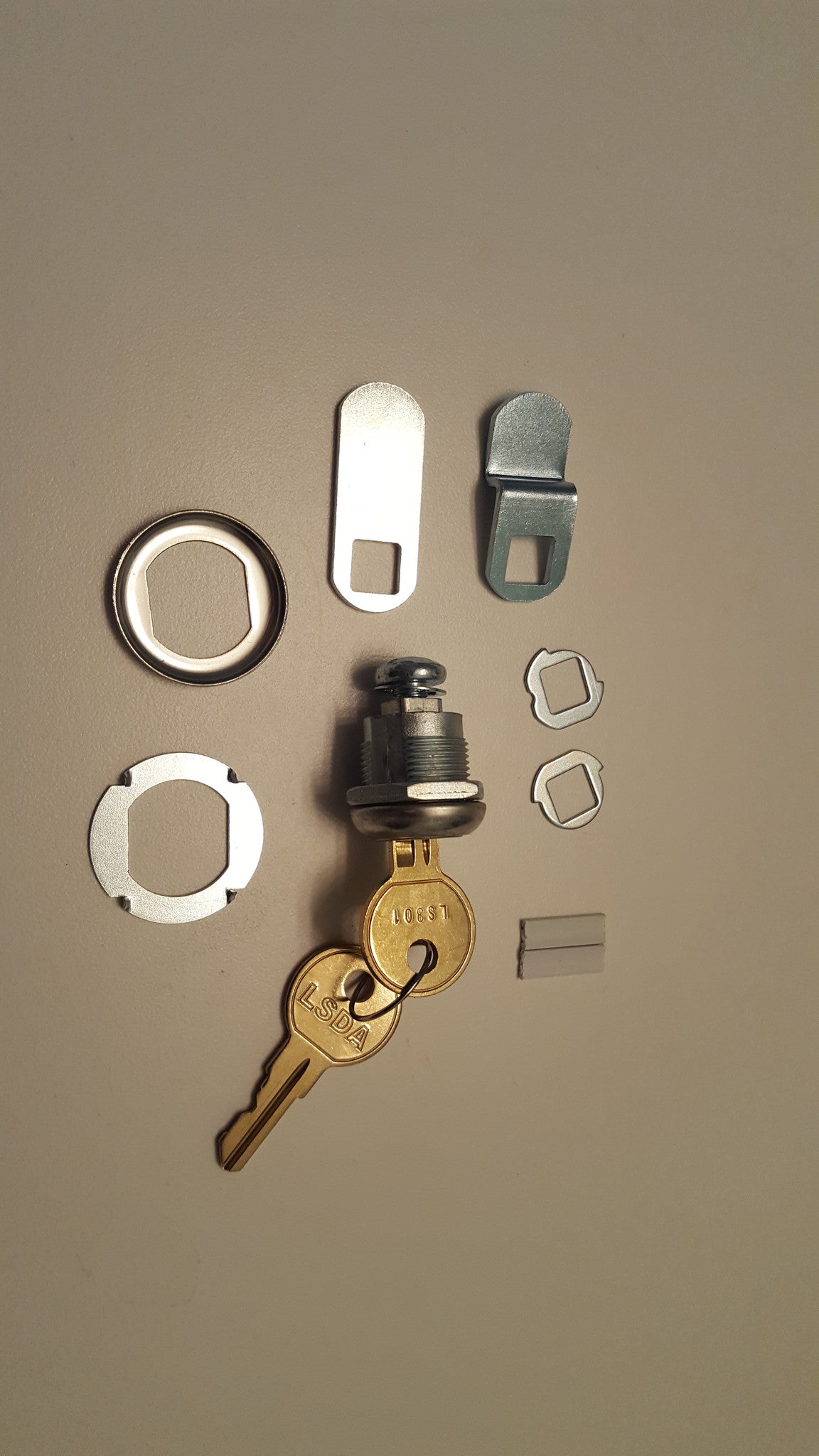 LSDA Cabinet Locks Also Refered to as Disc Tumbler or Cam Locks