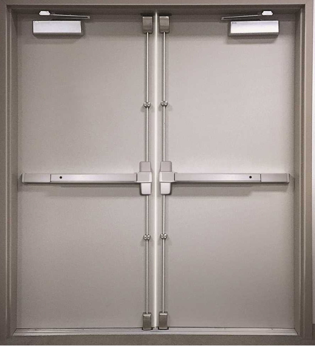 NSP Heavy-Duty Grade 1 Surface Mounted Vertical Rod Rim Exit Device