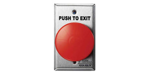 Alarm Controls Large Mushroom Red Exit Button TS21R